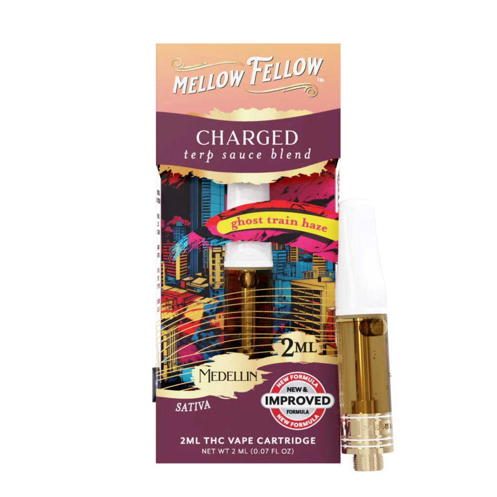 Charged Blend 2ml Terp Sauce Vape Cartridge Ghost Train Haze Sativa