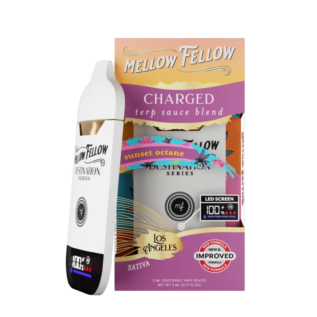 Charged Blend 5ml Terp Sauce Vape Sunset Octane Sativa