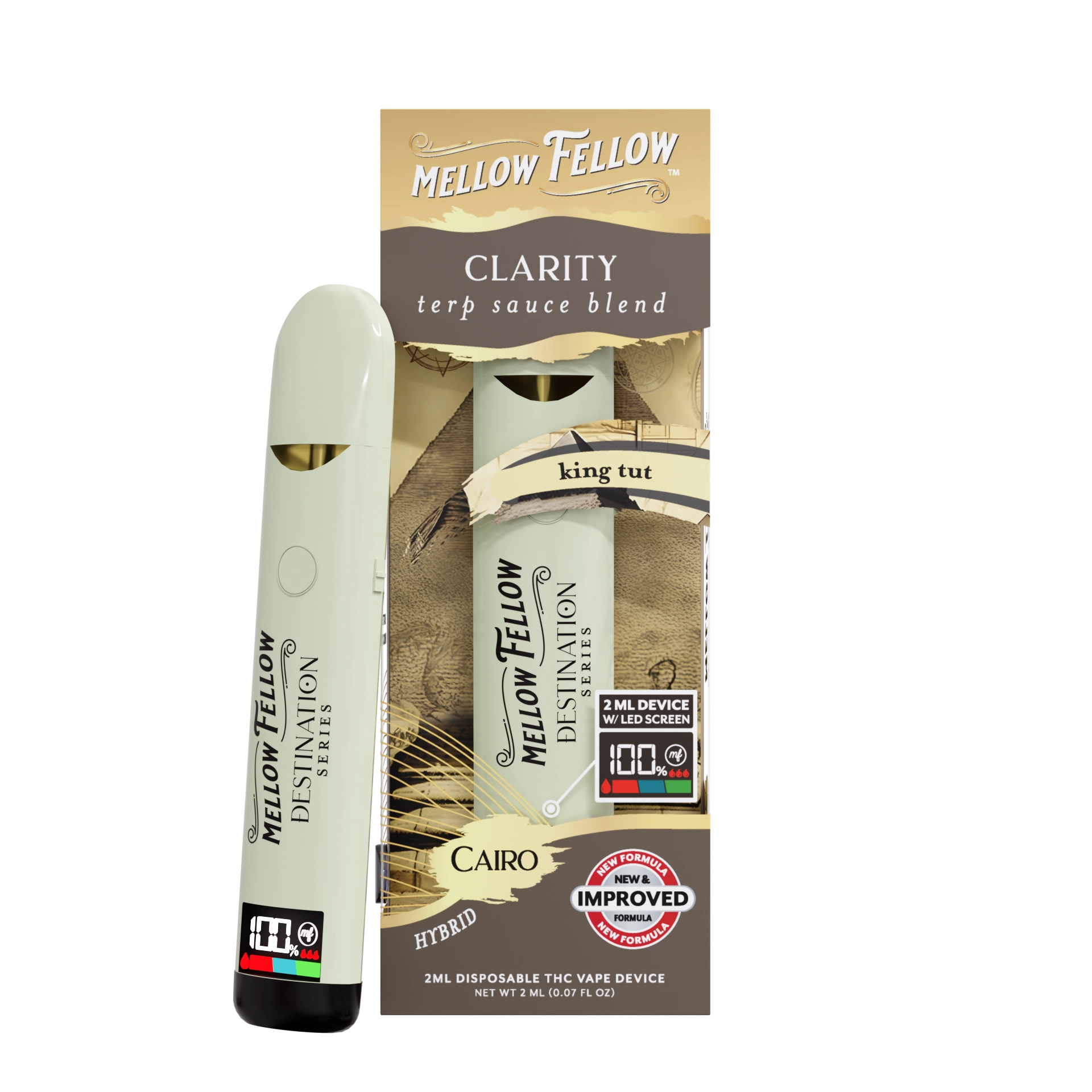 Clarity Blend 2ml Terp Sauce Vape King Tut Hybrid