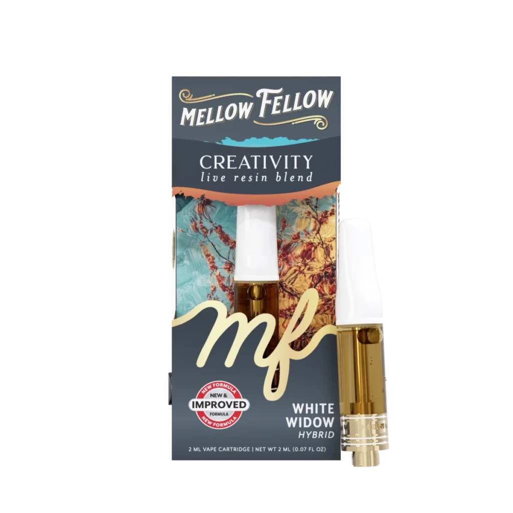Creativity Blend 2ml Live Resin Vape Cartridge White Widow Hybrid