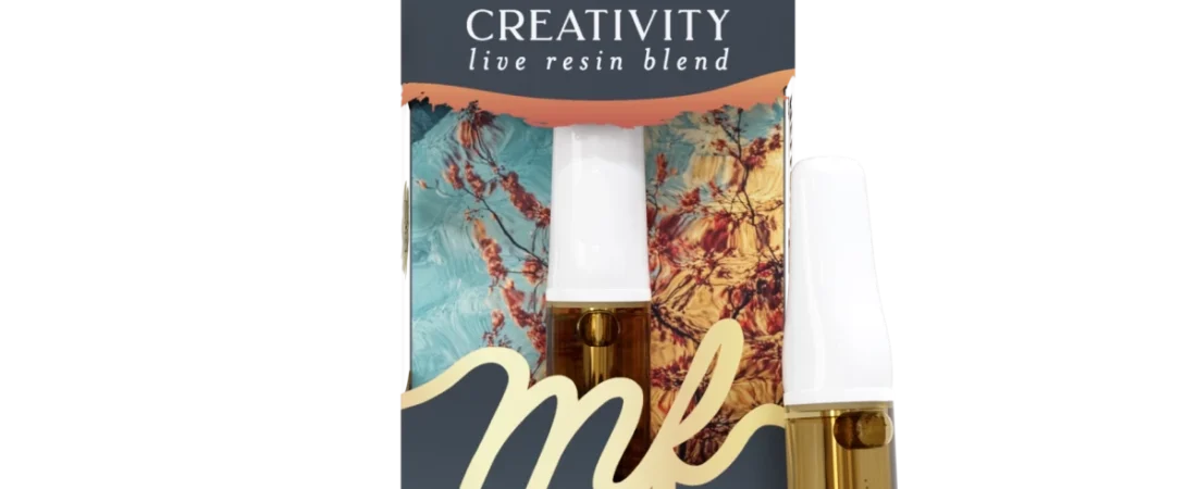 Creativity Blend 2ml Live Resin Vape Cartridge White Widow Hybrid