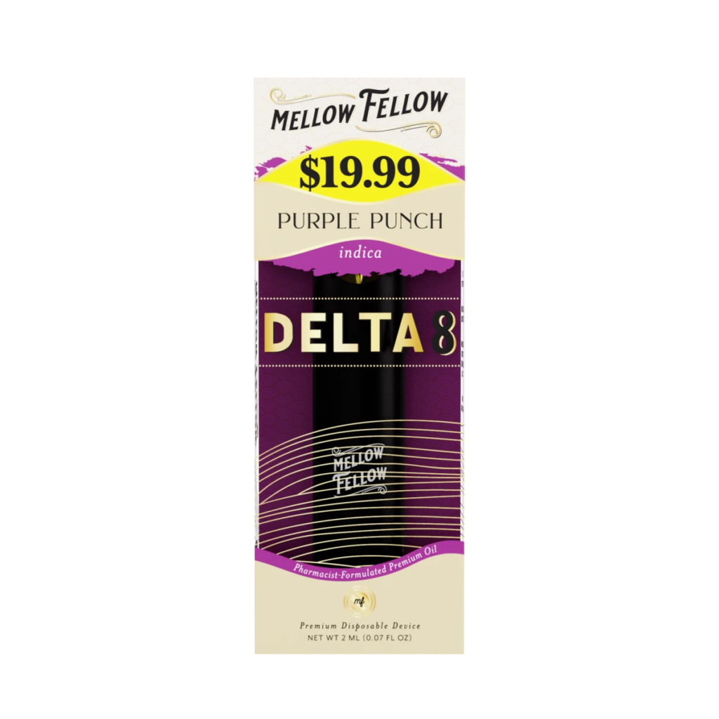 Delta 8 Premium 2ml Disposable Vape Purple Punch Indica
