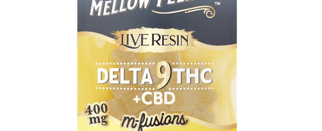 Delta 9 400mg Mellow Fellow Live Resin Edibles | Lemon