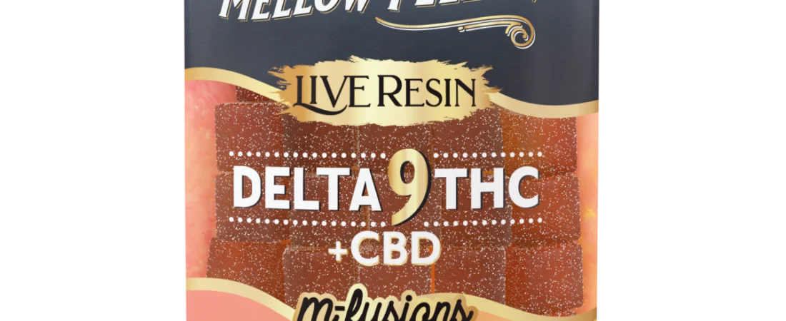Delta 9 400mg Mellow Fellow Live Resin Edibles Mamey Mango Coconut