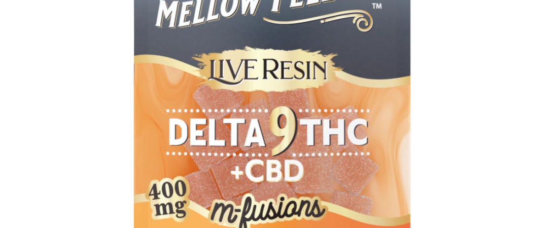 Delta 9 400mg Mellow Fellow Live Resin Edibles | Orange