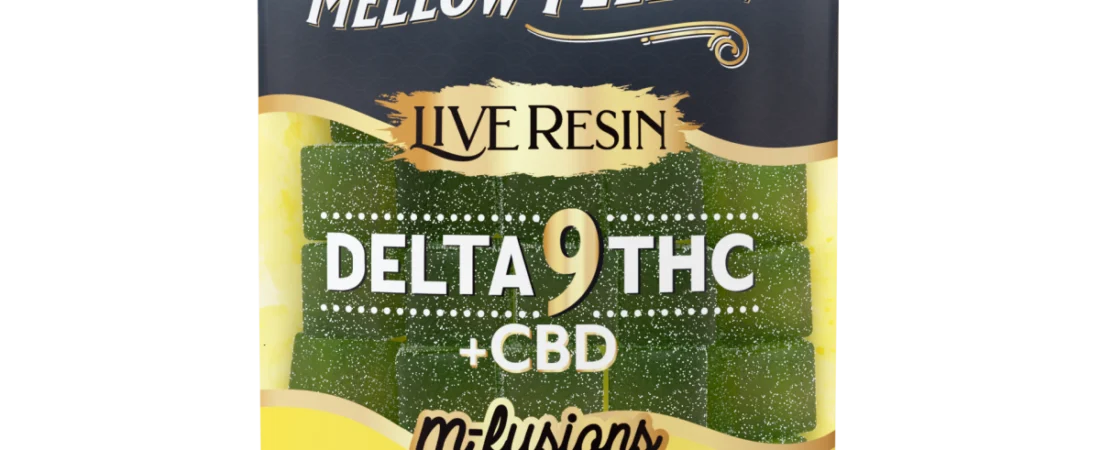 Delta 9 400mg Mellow Fellow Live Resin Edibles Yuzu Honeydew