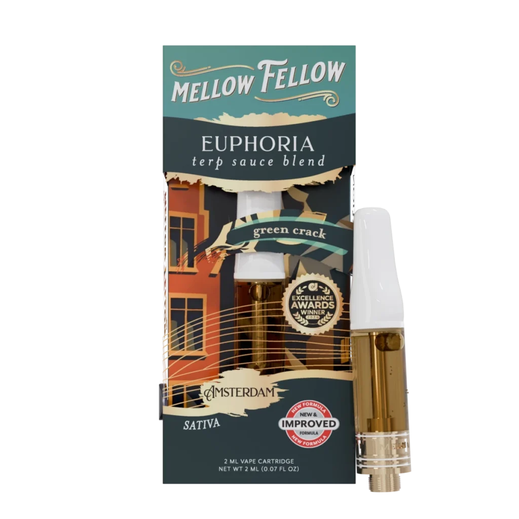 Euphoria Blend 2ml Terp Sauce Vape Cartridge Green Crack Sativa