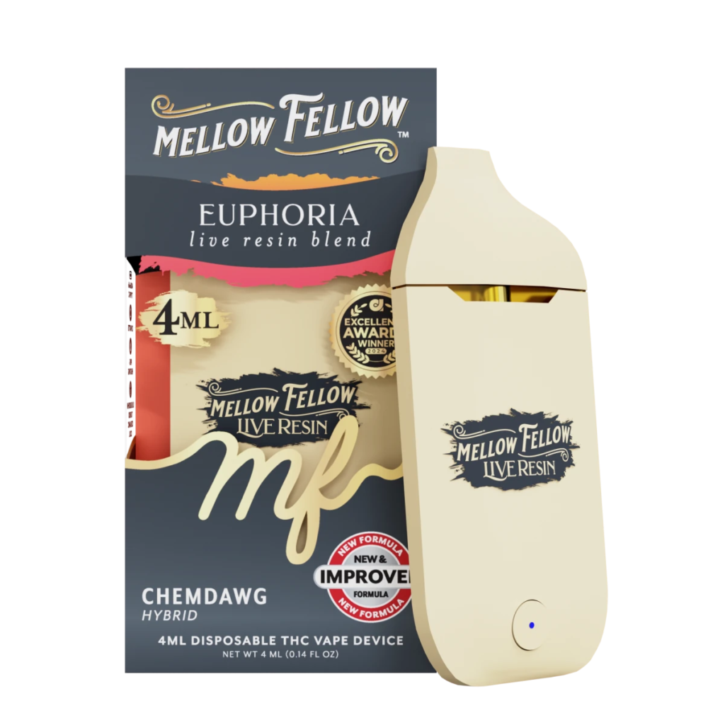 Euphoria Blend 4ml Live Resin Vape Chemdawg Hybrid