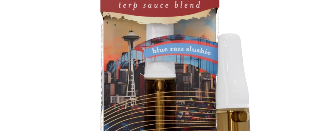 Introvert Blend 2ml Terp Sauce Mellow Fellow Vape Cartridge Blue Razz Slushie Indica Dominant