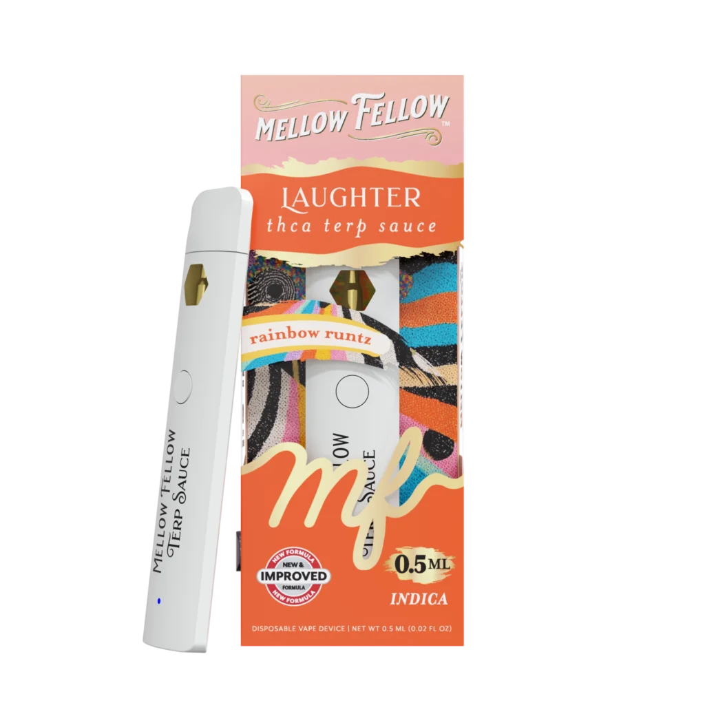 Laughter Blend 0.5ml Terp Sauce Vape Rainbow Runtz Indica