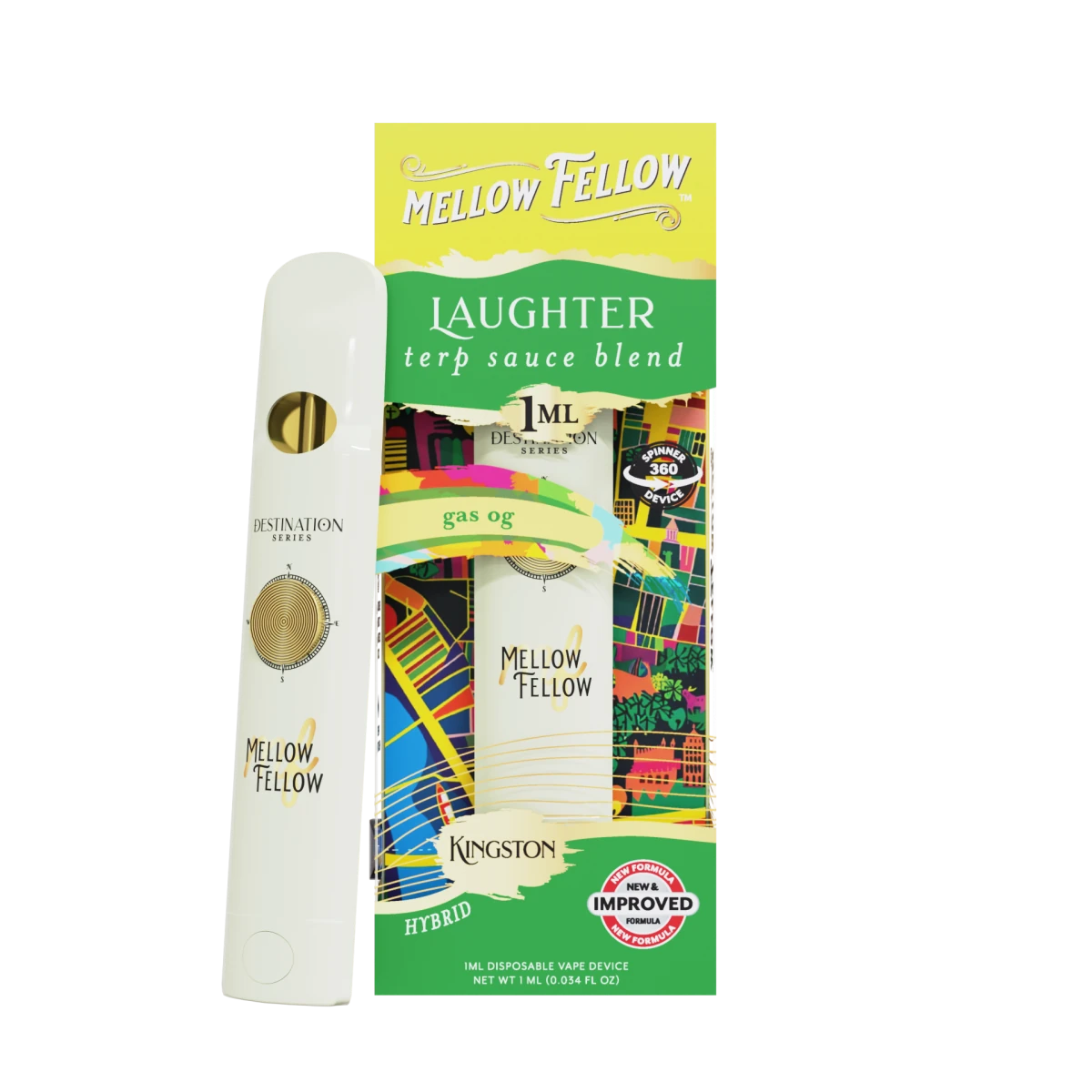 Laughter Blend 1ml Terp Sauce Spinner Vape Gas OG Hybrid
