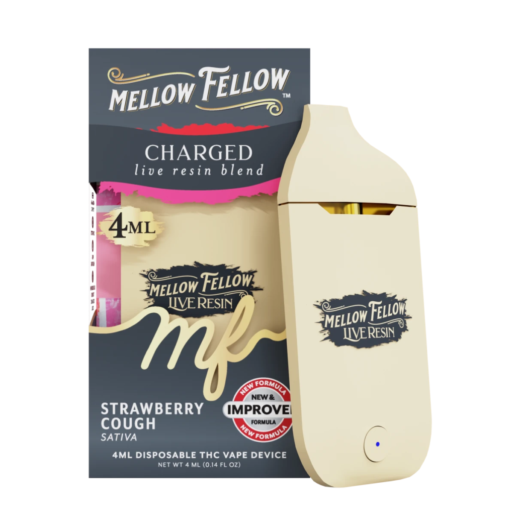 Mellow Fellow Charged Blend 4ml Live Resin Disposable Vape