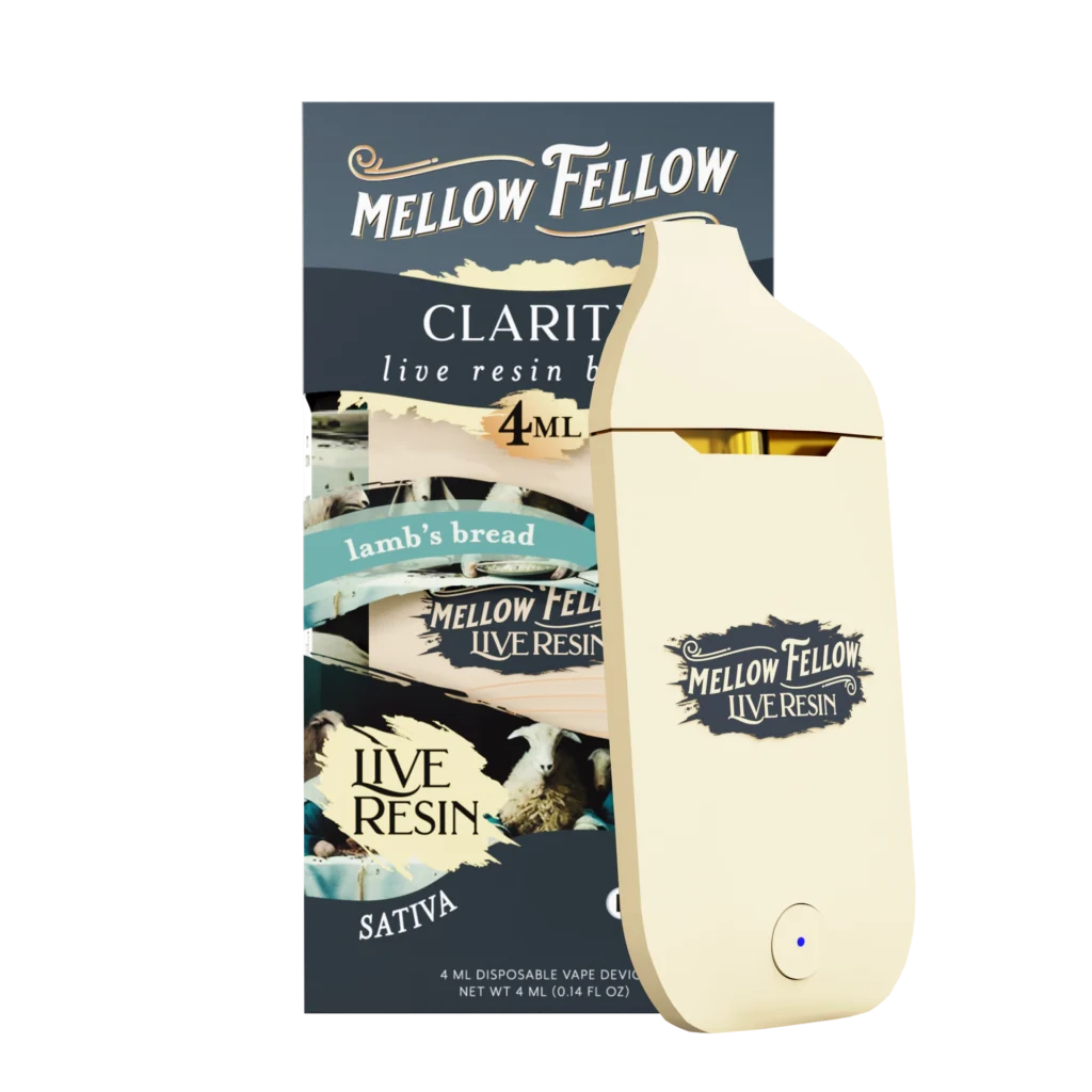 Mellow Fellow Clarity Blend 4ml Live Resin Disposable Vape