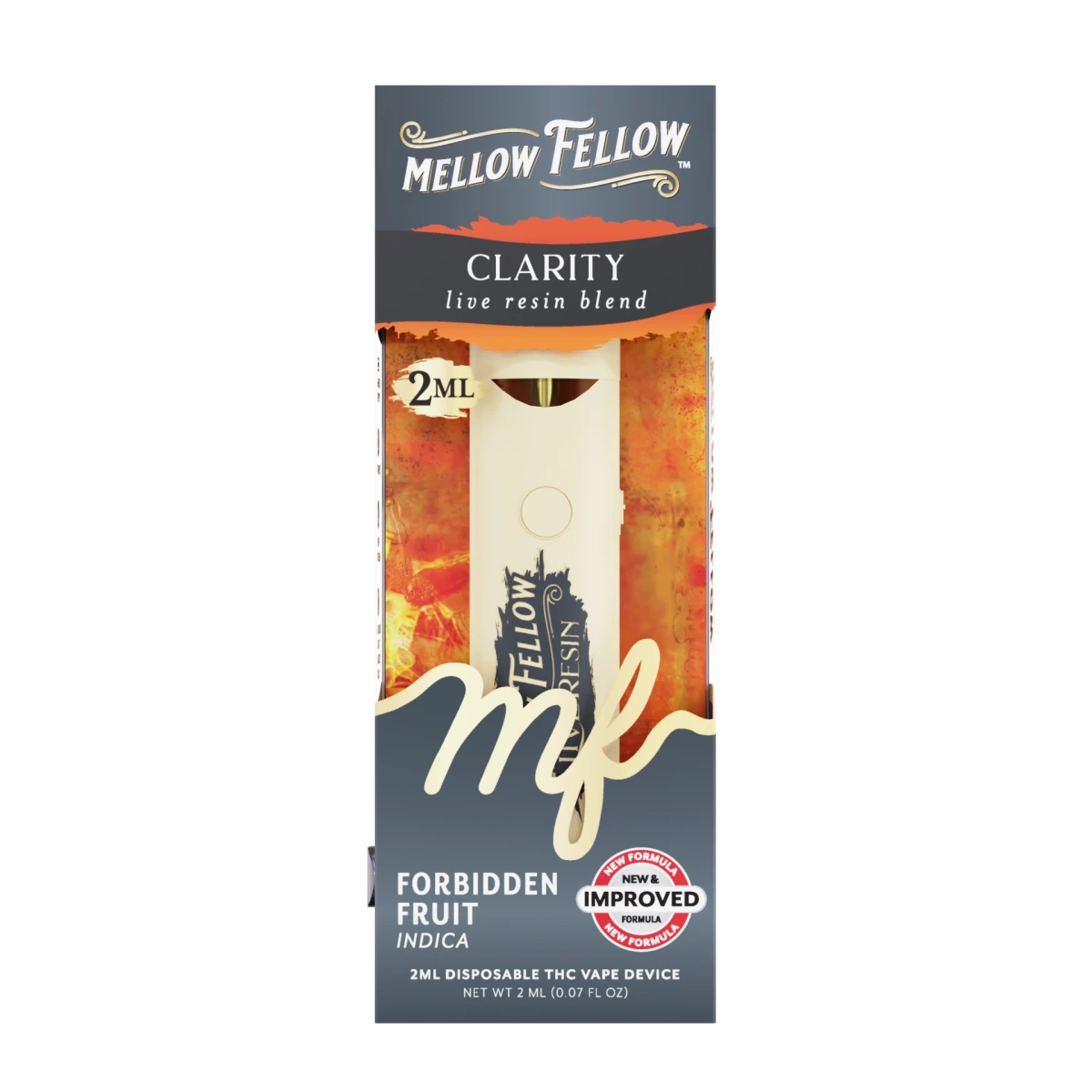 Clarity Blend 2ml Live Resin Disposable Vape – Forbidden Fruit (Indica) - Image 5