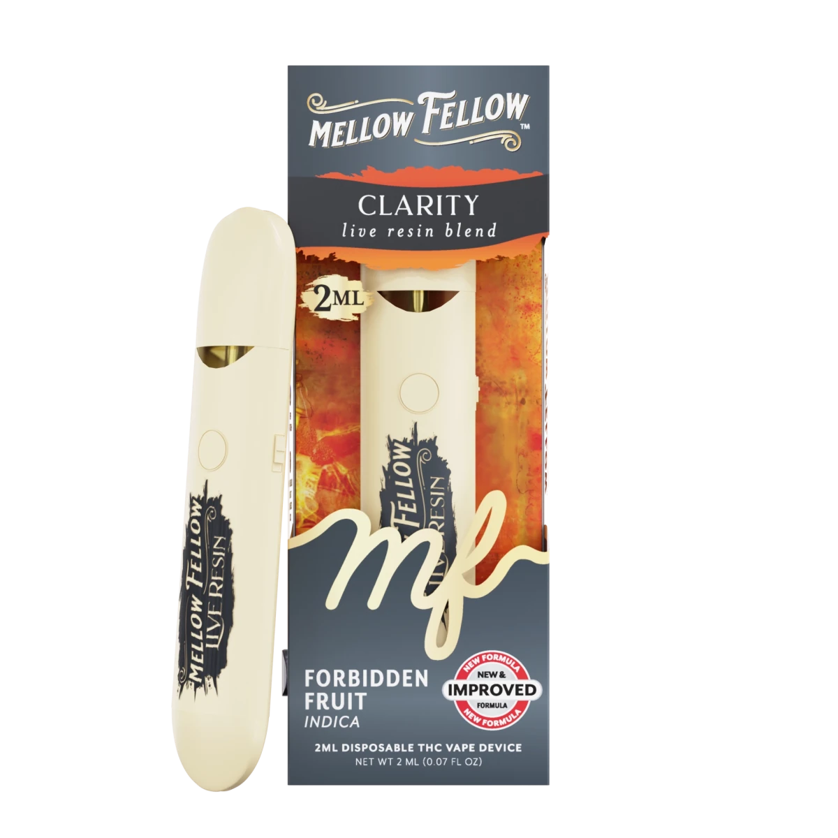 Mellow Fellow Clarity Live Resin Disposable Vape 2ml