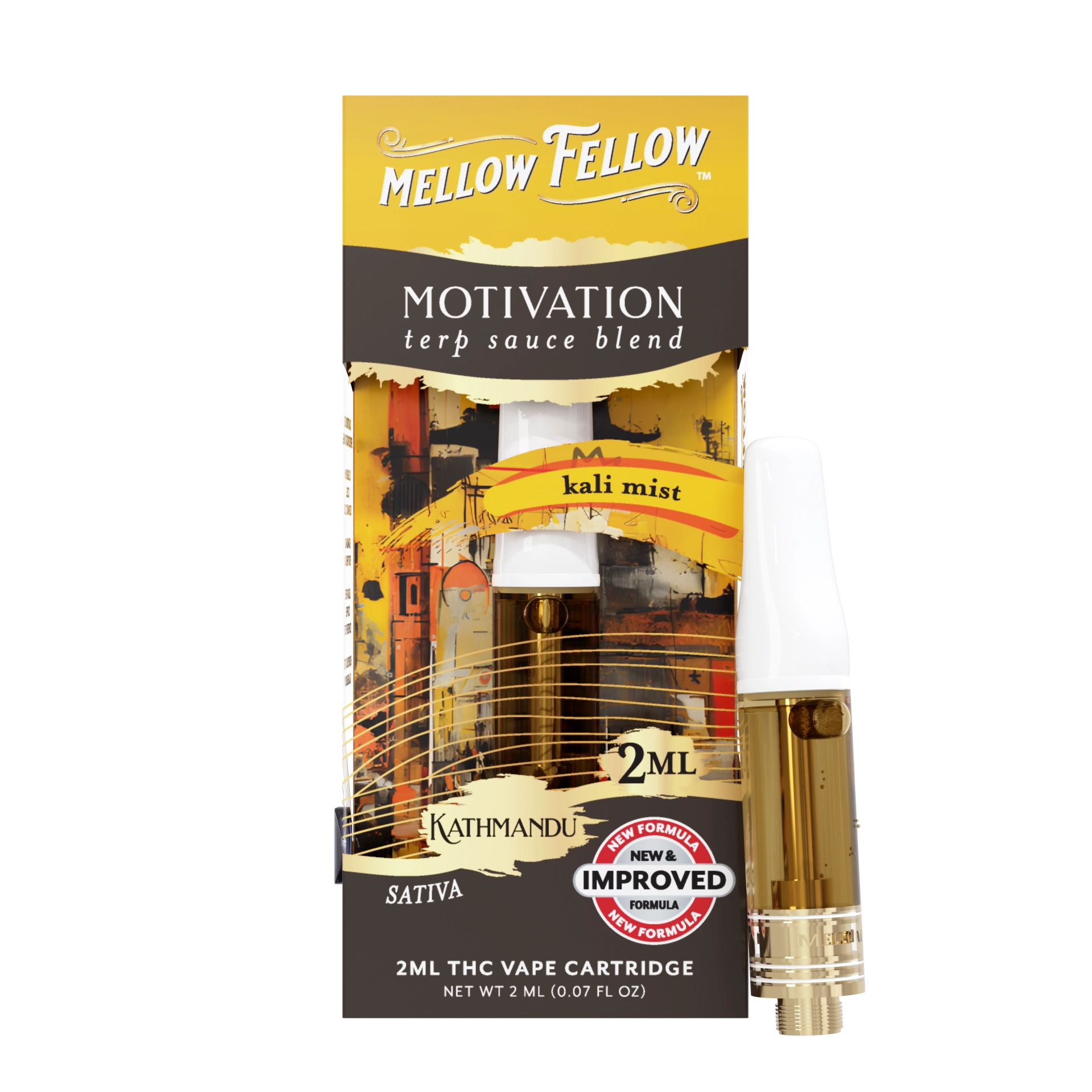 Motivation Blend – Terp Sauce 2ml Vape Cartridge – Kali Mist (Sativa)