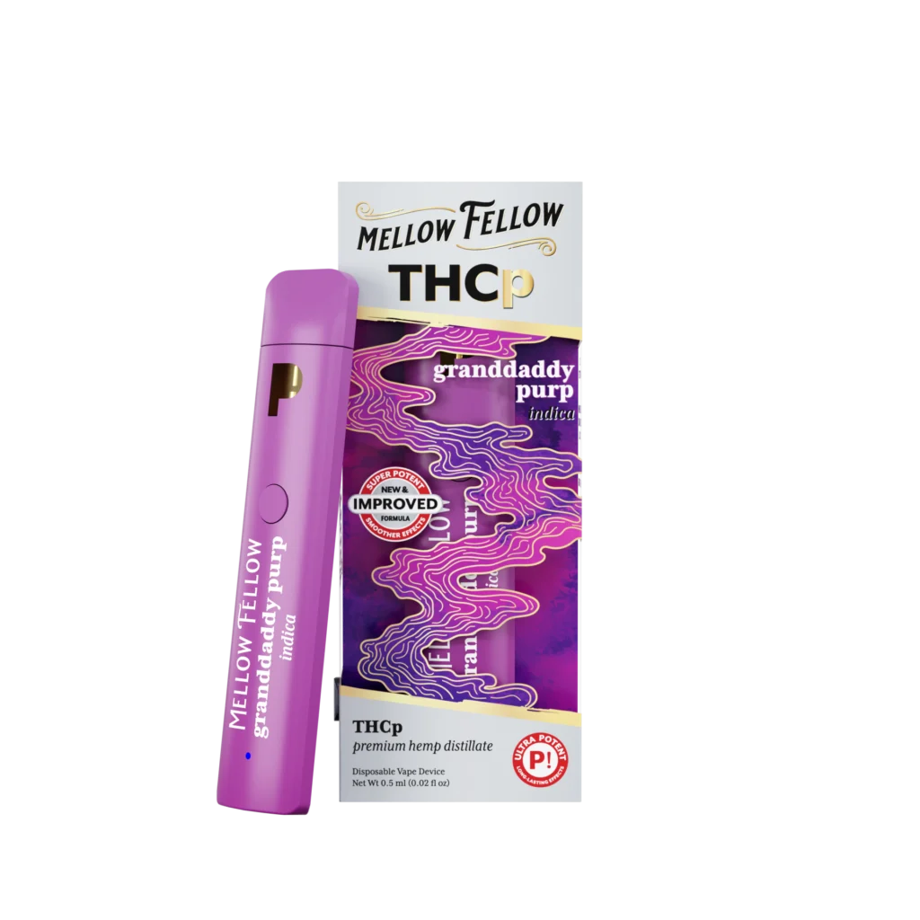 THCp 0.5g Disposable Vape Granddaddy Purp Indica