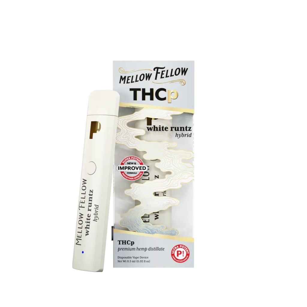 THCp 0.5g Disposable Vape White Runtz Hybrid