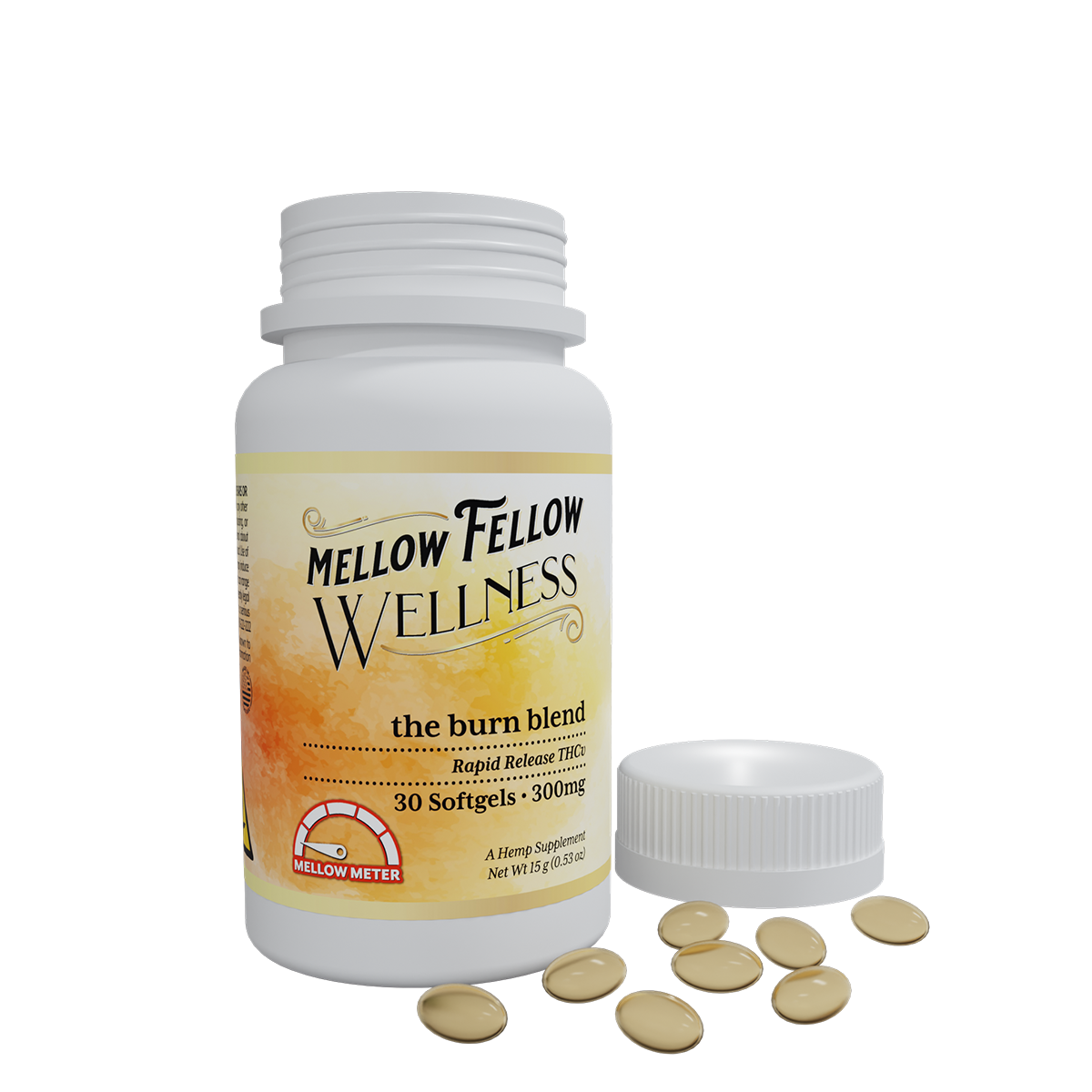 The Burn Blend Softgels 300mg | Mellow Fellow