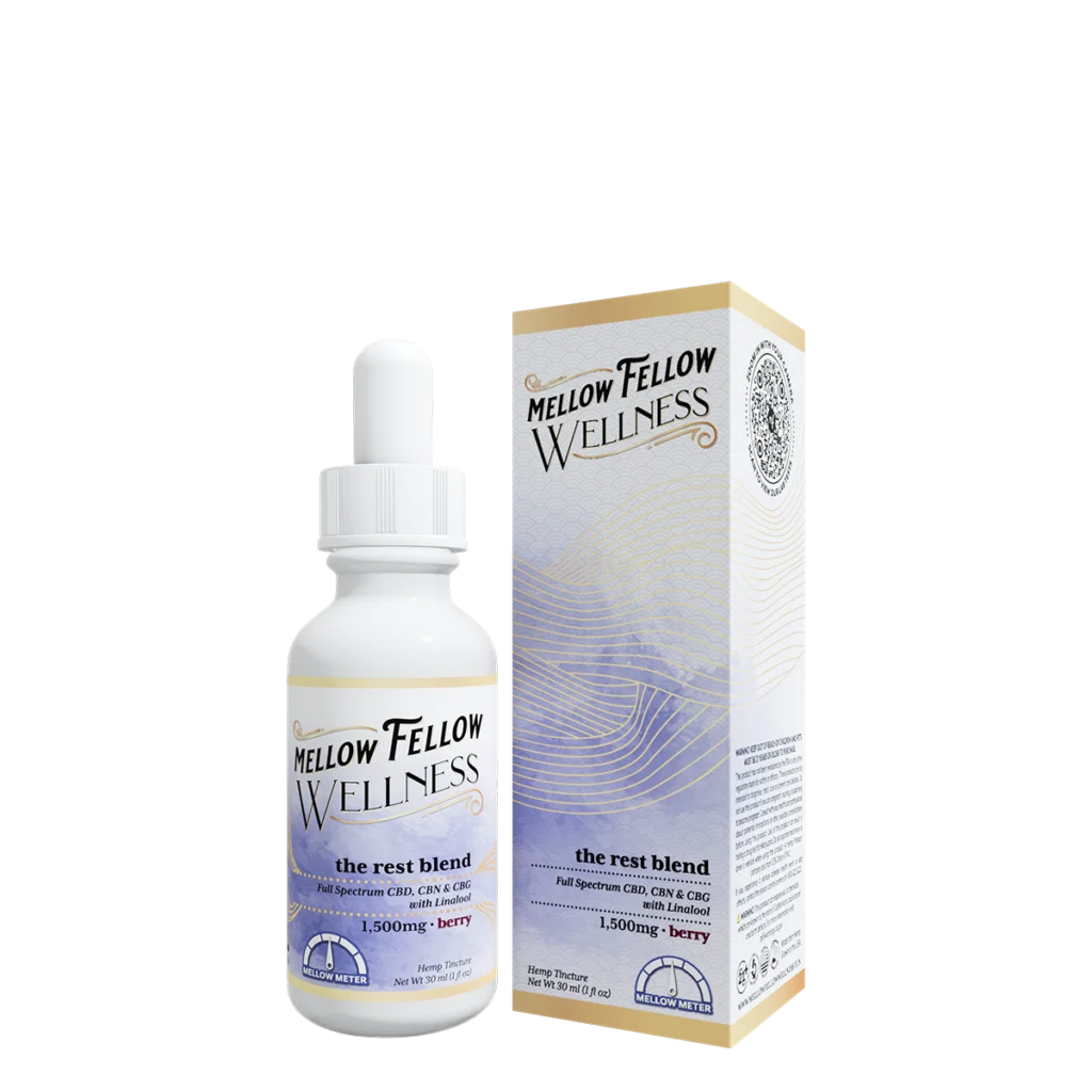 The Rest Blend CBD Tincture 1500mg Berry | Mellow Fellow